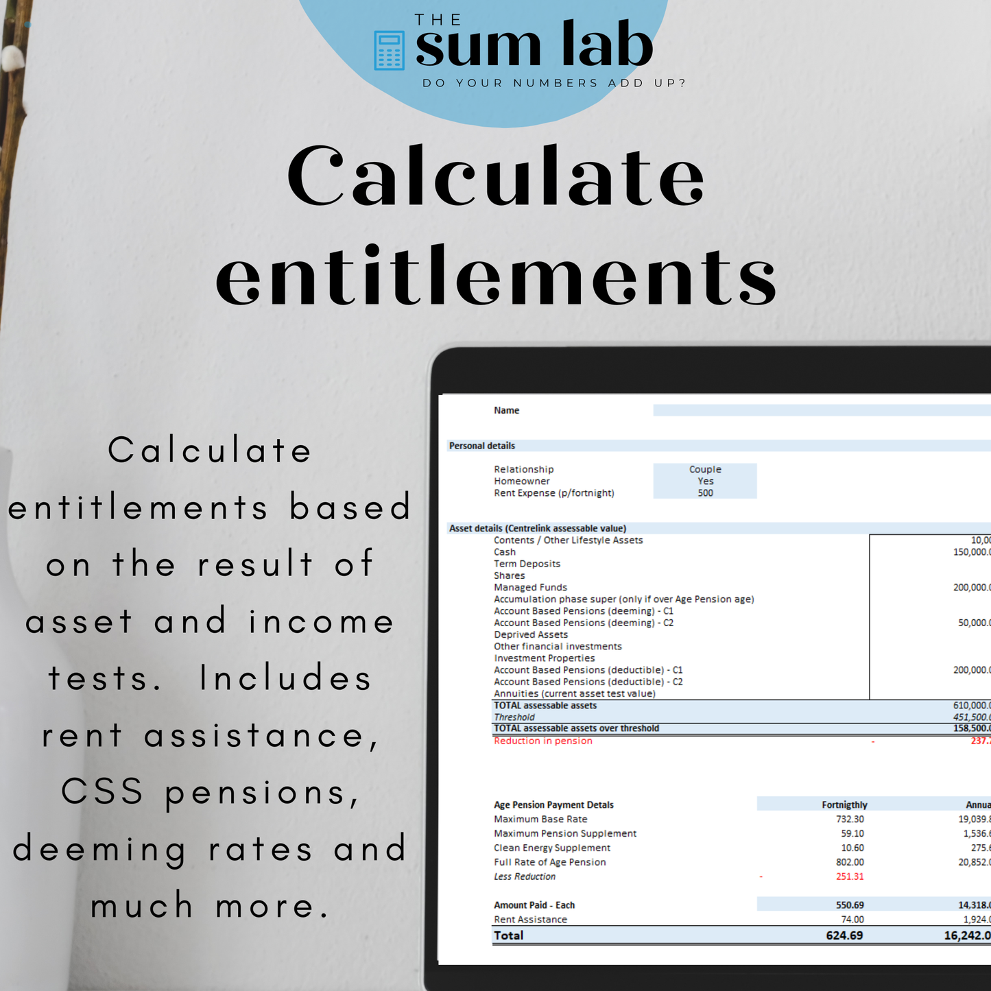 Centrelink Age Pension Estimator