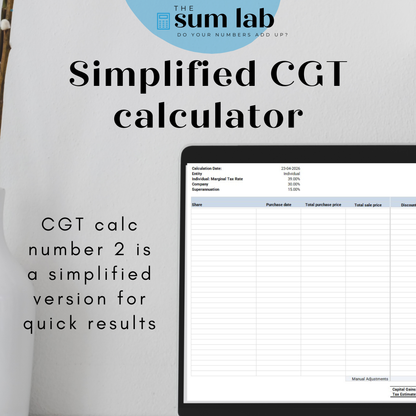 Capital Gains Tax Calculator