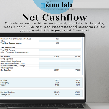 Cashflow & Tax Calculator - FY26